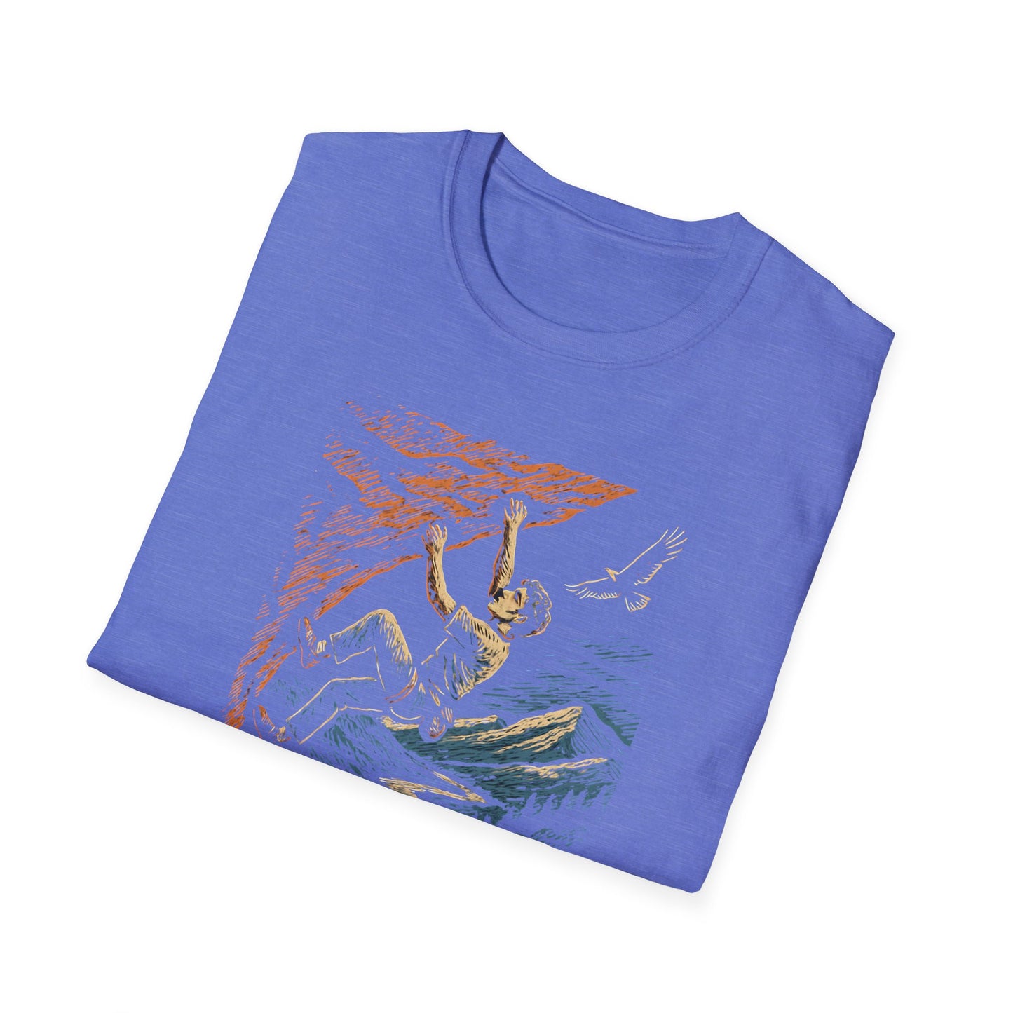 Climber on cliff T-Shirt