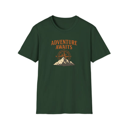 Adventure awaits compass mountain T-Shirt