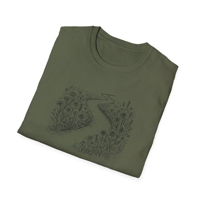 Winding path through grass T-Shirt
