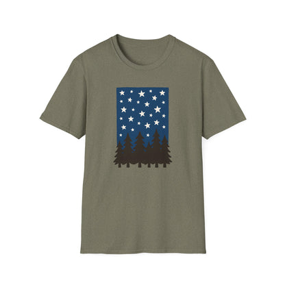 Starry Night Forest T-Shirt