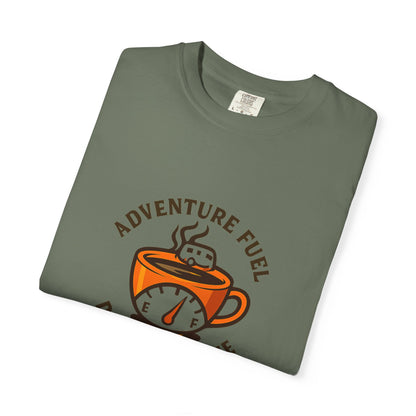 Adventure Fuel – Diesel & Coffee T-Shirt | Funny RV Camping Shirt for Travelers, Campers & Coffee Lovers