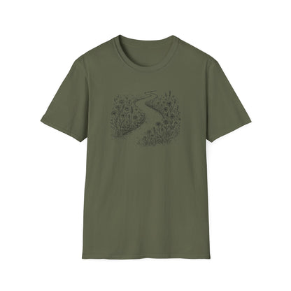 Winding path through grass T-Shirt