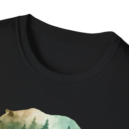 Forest Bear Silhouette T-Shirt