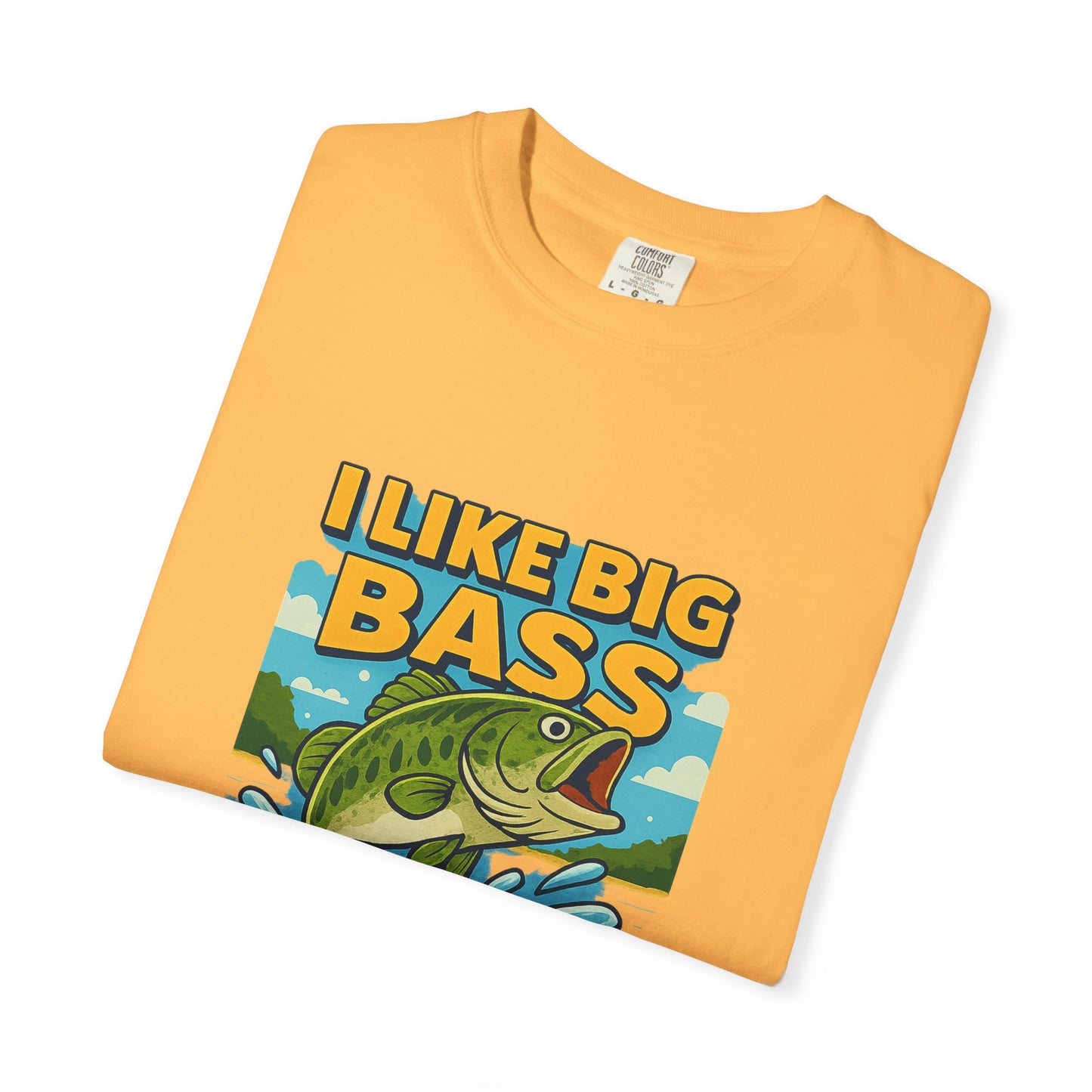 “I Like Big Bass & I Cannot Lie” Funny Fishing T-Shirt for Anglers & Big Catch Fans