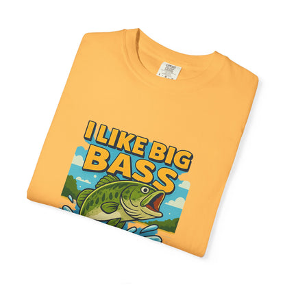 “I Like Big Bass & I Cannot Lie” Funny Fishing T-Shirt for Anglers & Big Catch Fans