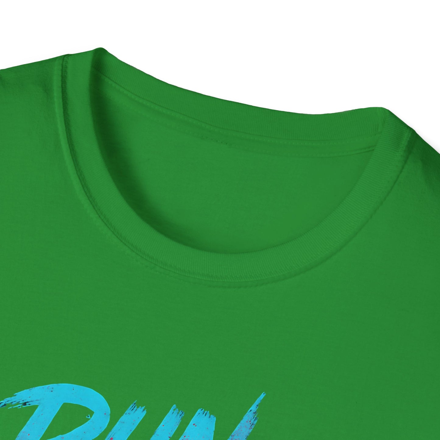 Neon Run Wild Typography T-Shirt