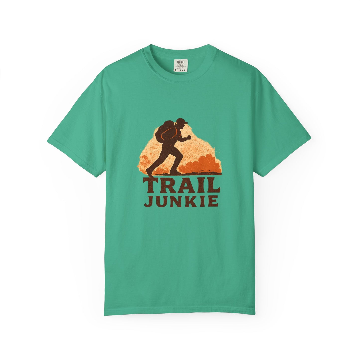 Trail Junkie T-Shirt | Funny Hiking Shirt for Men & Women | Outdoor Adventure Tee, Hiker Gift for Trail Lovers