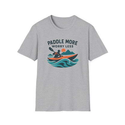 Paddle More Worry Less T-Shirt