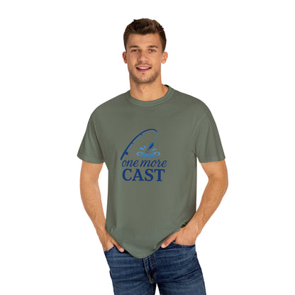 “One More Cast” Fishing T-Shirt – Funny Angler Tee for Men & Women | Perfect for Fishermen Who Swear THIS Time Is the Last Cast 😆