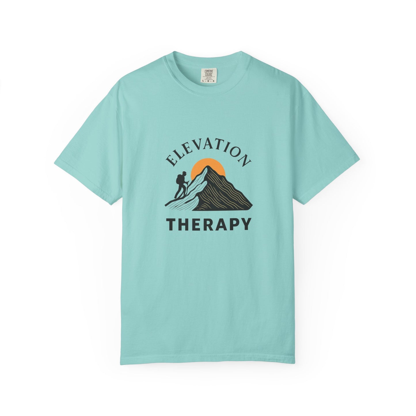 Elevation Therapy T-Shirt | Inspirational Hiking Shirt for Men & Women | Mountain Lover Tee, Outdoor Adventure Gift