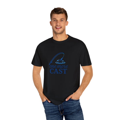 “One More Cast” Fishing T-Shirt – Funny Angler Tee for Men & Women | Perfect for Fishermen Who Swear THIS Time Is the Last Cast 😆