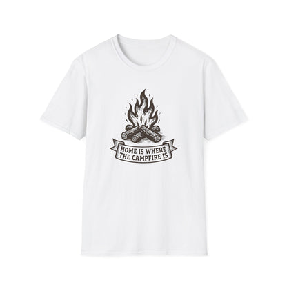 Campfire Home Banner T-Shirt