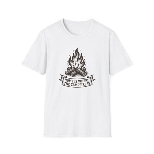 Campfire Home Banner T-Shirt