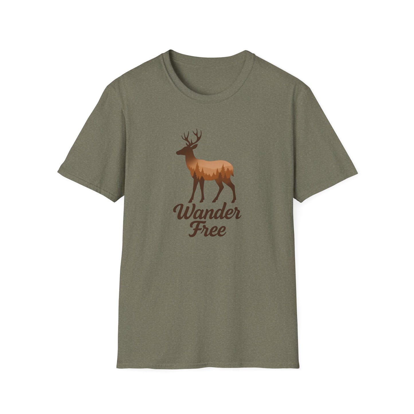 Moose Forest Silhouette T-Shirt