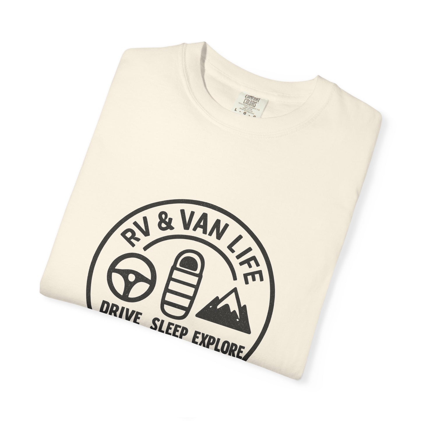 RV & Van Life T-Shirt – Drive Sleep Explore Shirt for Campers, Travelers & Nomads