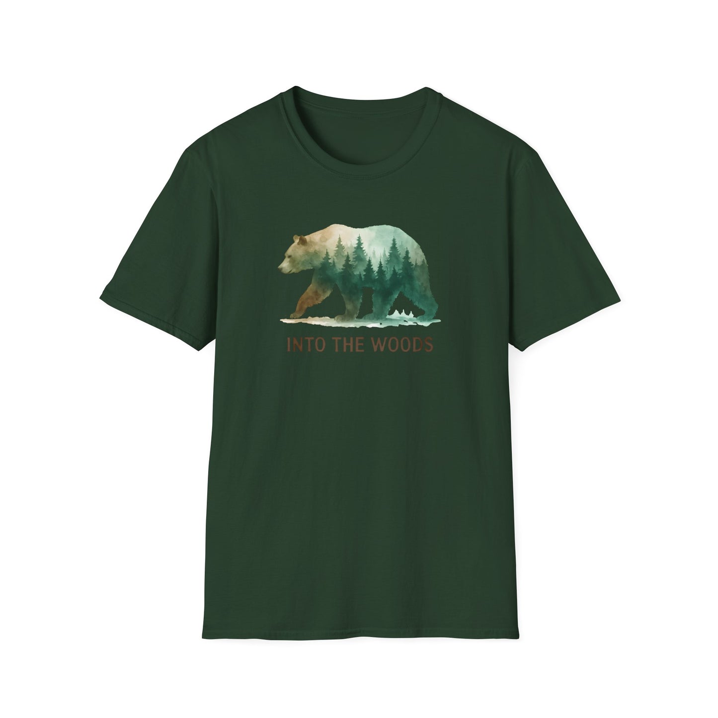 Forest Bear Silhouette T-Shirt