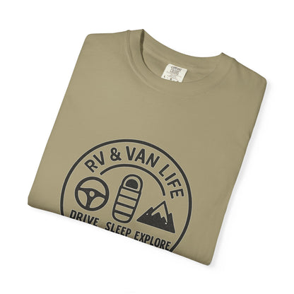RV & Van Life T-Shirt – Drive Sleep Explore Shirt for Campers, Travelers & Nomads