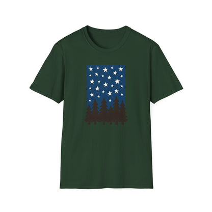 Starry Night Forest T-Shirt