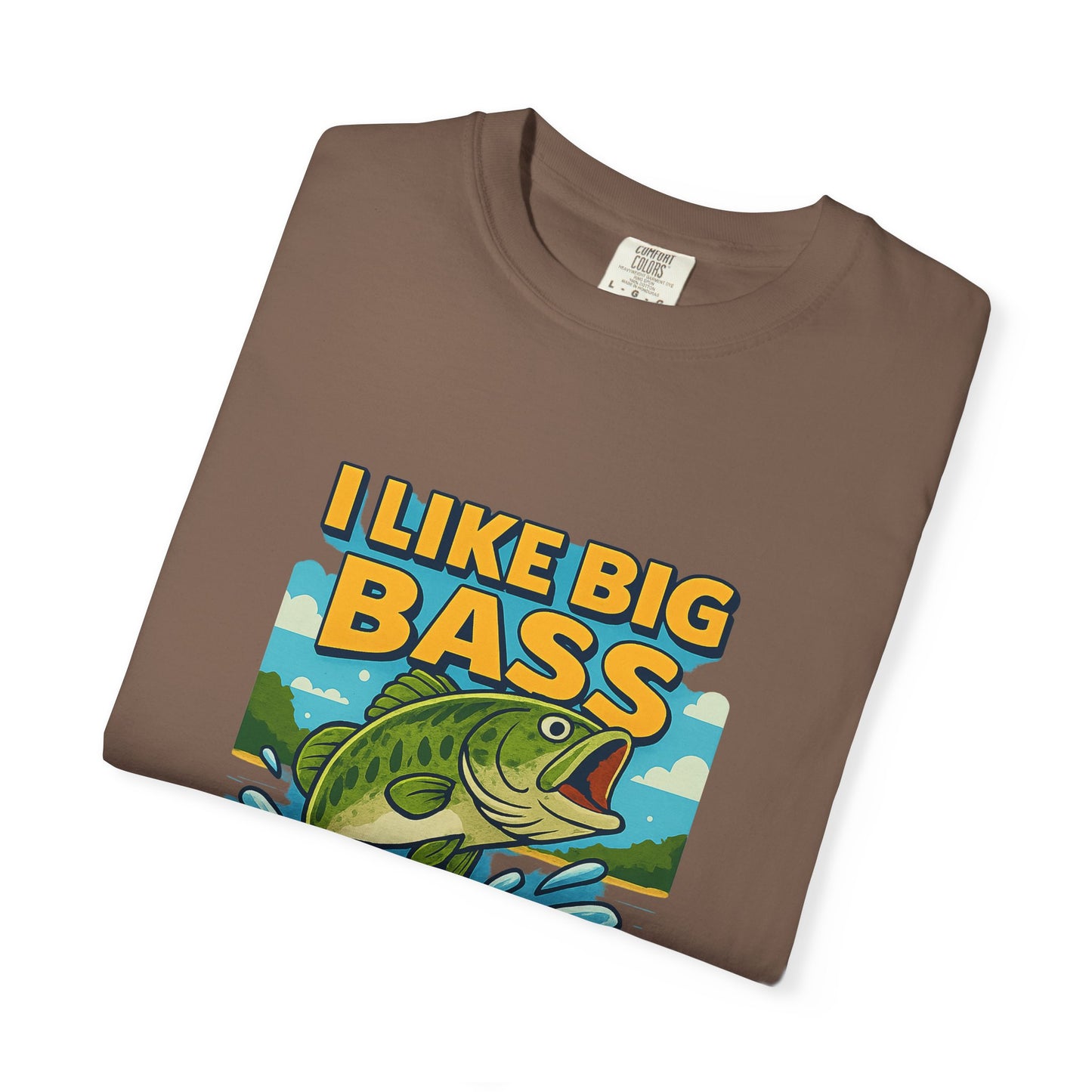 “I Like Big Bass & I Cannot Lie” Funny Fishing T-Shirt for Anglers & Big Catch Fans