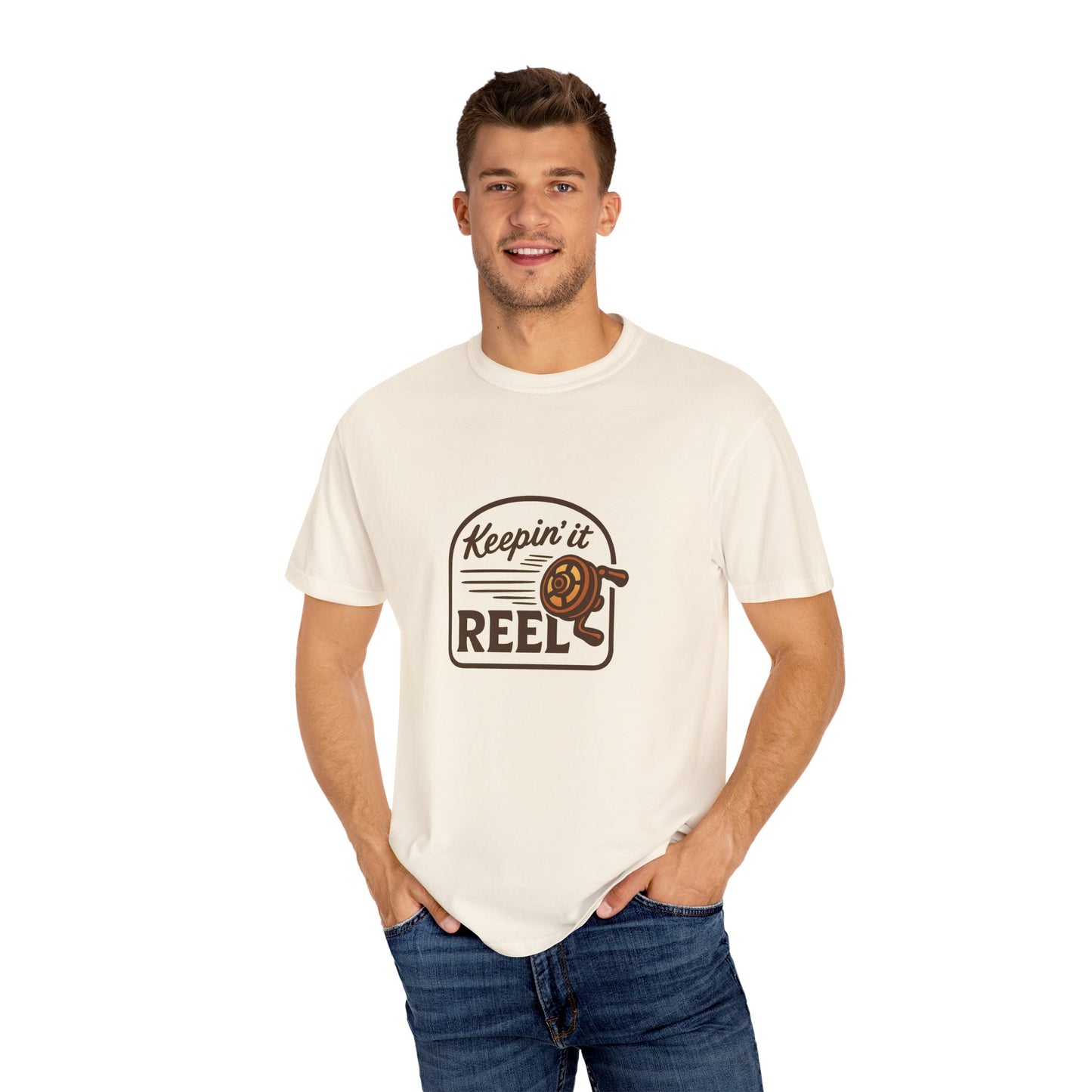 Keepin’ It Reel T-Shirt | Funny Fishing Shirt for Men & Women | Angler Gift, Fisherman Humor Tee