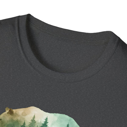 Forest Bear Silhouette T-Shirt