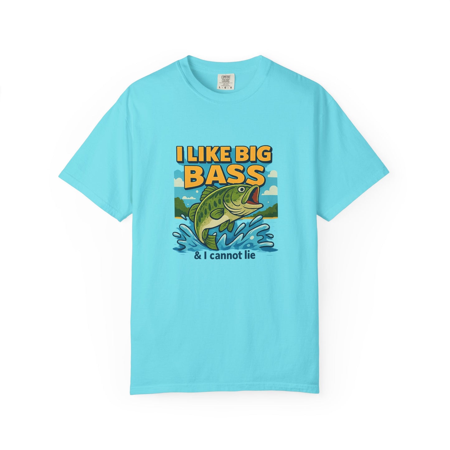 “I Like Big Bass & I Cannot Lie” Funny Fishing T-Shirt for Anglers & Big Catch Fans