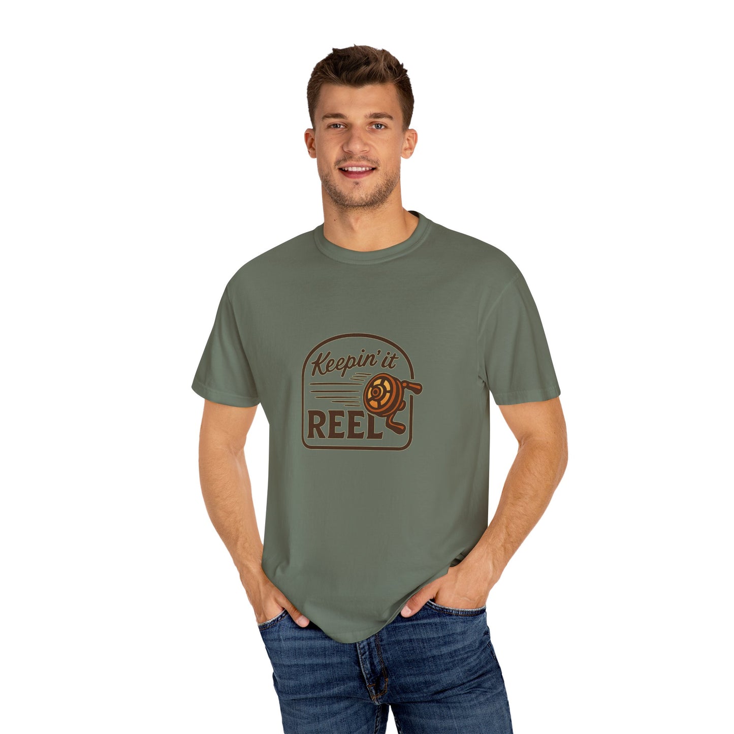 Keepin’ It Reel T-Shirt | Funny Fishing Shirt for Men & Women | Angler Gift, Fisherman Humor Tee