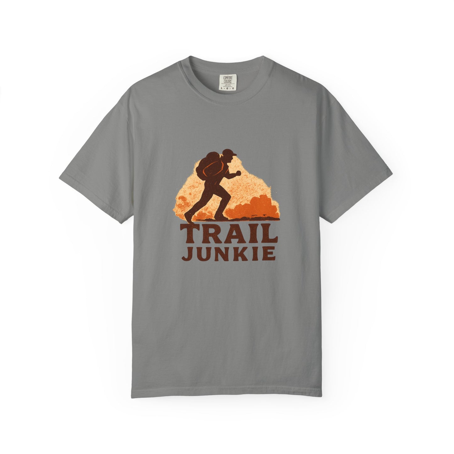 Trail Junkie T-Shirt | Funny Hiking Shirt for Men & Women | Outdoor Adventure Tee, Hiker Gift for Trail Lovers