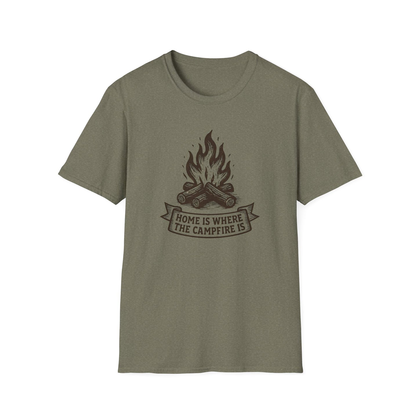 Campfire Home Banner T-Shirt