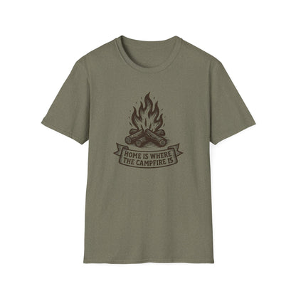 Campfire Home Banner T-Shirt