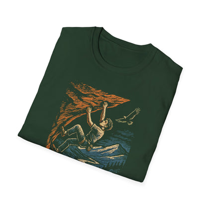 Climber on cliff T-Shirt