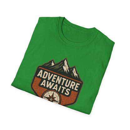 Adventure Awaits Patch T-Shirt