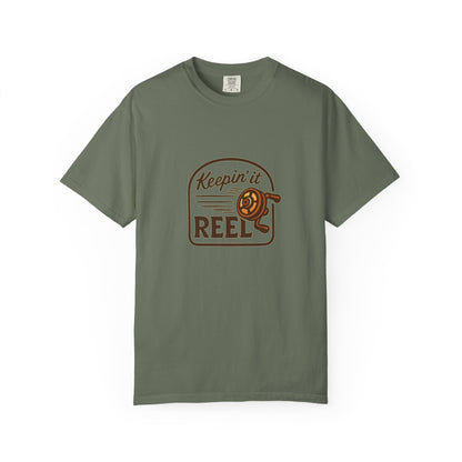 Keepin’ It Reel T-Shirt | Funny Fishing Shirt for Men & Women | Angler Gift, Fisherman Humor Tee