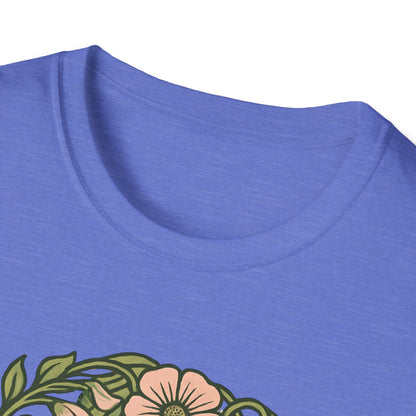 Floral Crown Portrait T-Shirt