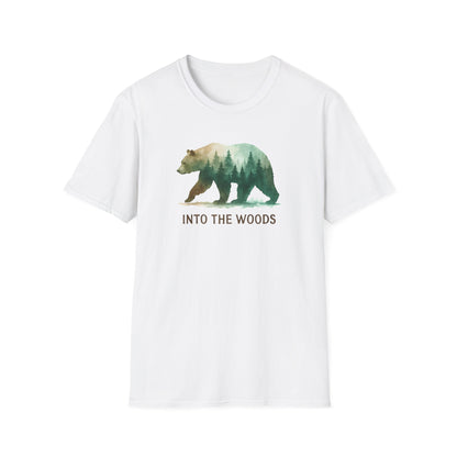 Forest Bear Silhouette T-Shirt