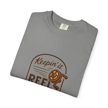 Keepin’ It Reel T-Shirt | Funny Fishing Shirt for Men & Women | Angler Gift, Fisherman Humor Tee