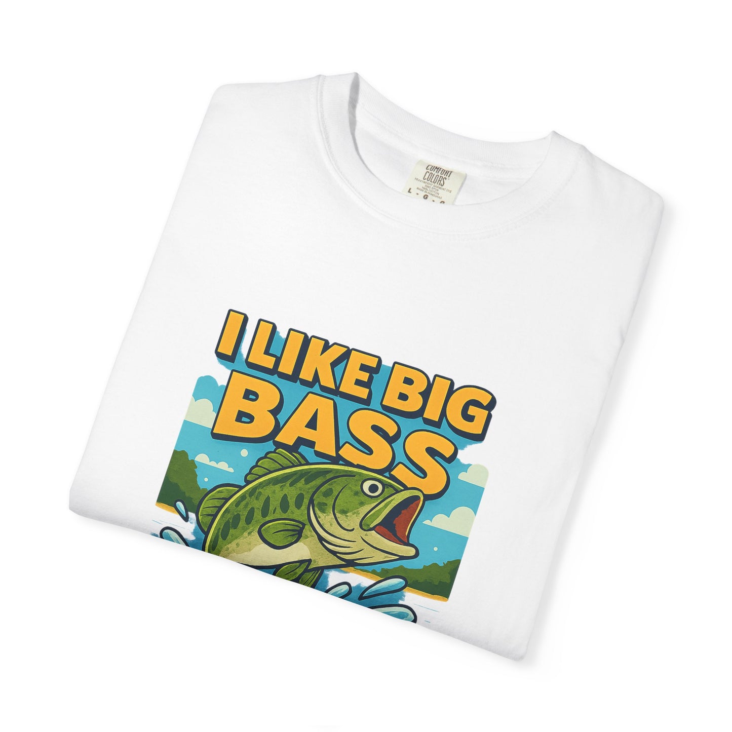“I Like Big Bass & I Cannot Lie” Funny Fishing T-Shirt for Anglers & Big Catch Fans
