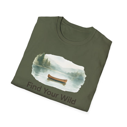 Canoe on Calm Lake T-Shirt
