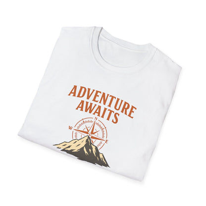 Adventure awaits compass mountain T-Shirt