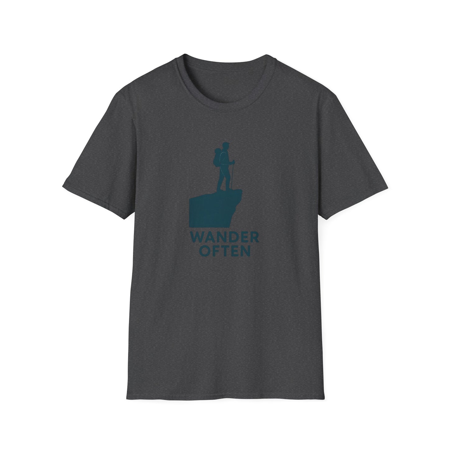 Hiker on Cliff T-Shirt