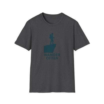 Hiker on Cliff T-Shirt