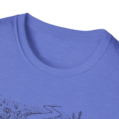Winding path through grass T-Shirt