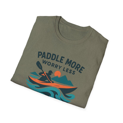 Paddle More Worry Less T-Shirt