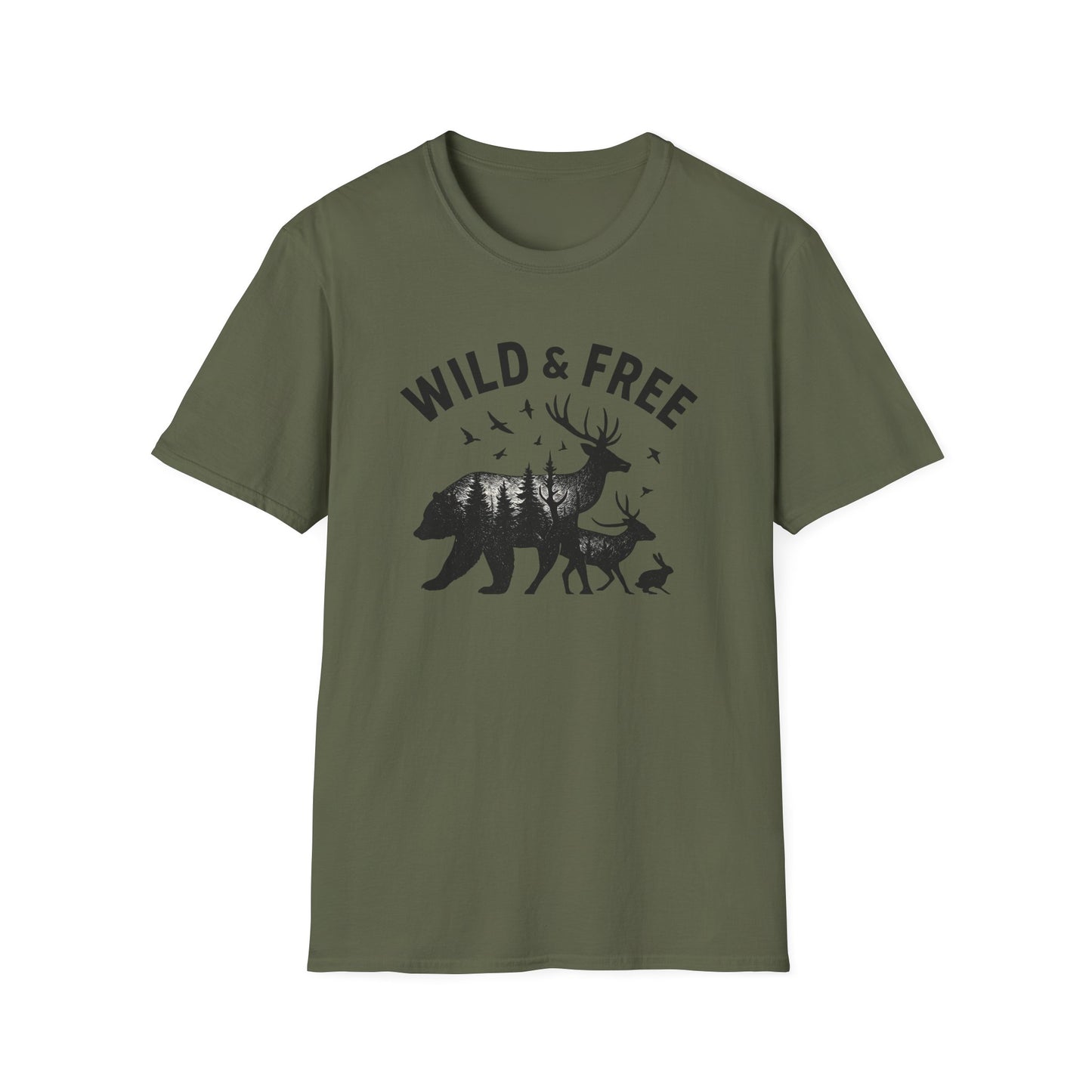 Wildlife in Forest T-Shirt