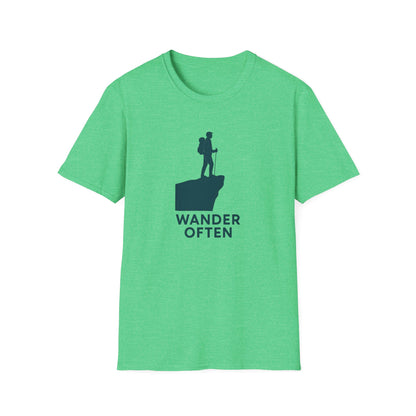 Hiker on Cliff T-Shirt