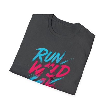 Neon Run Wild Typography T-Shirt
