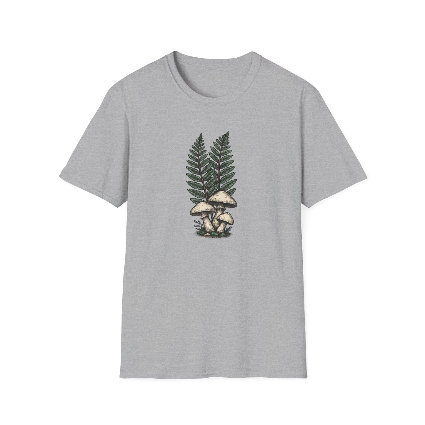 Mushrooms and Ferns T-Shirt
