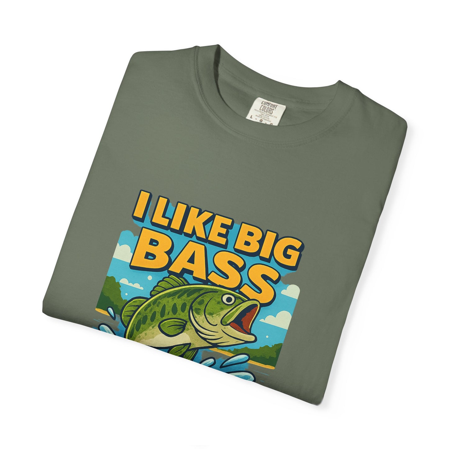 “I Like Big Bass & I Cannot Lie” Funny Fishing T-Shirt for Anglers & Big Catch Fans