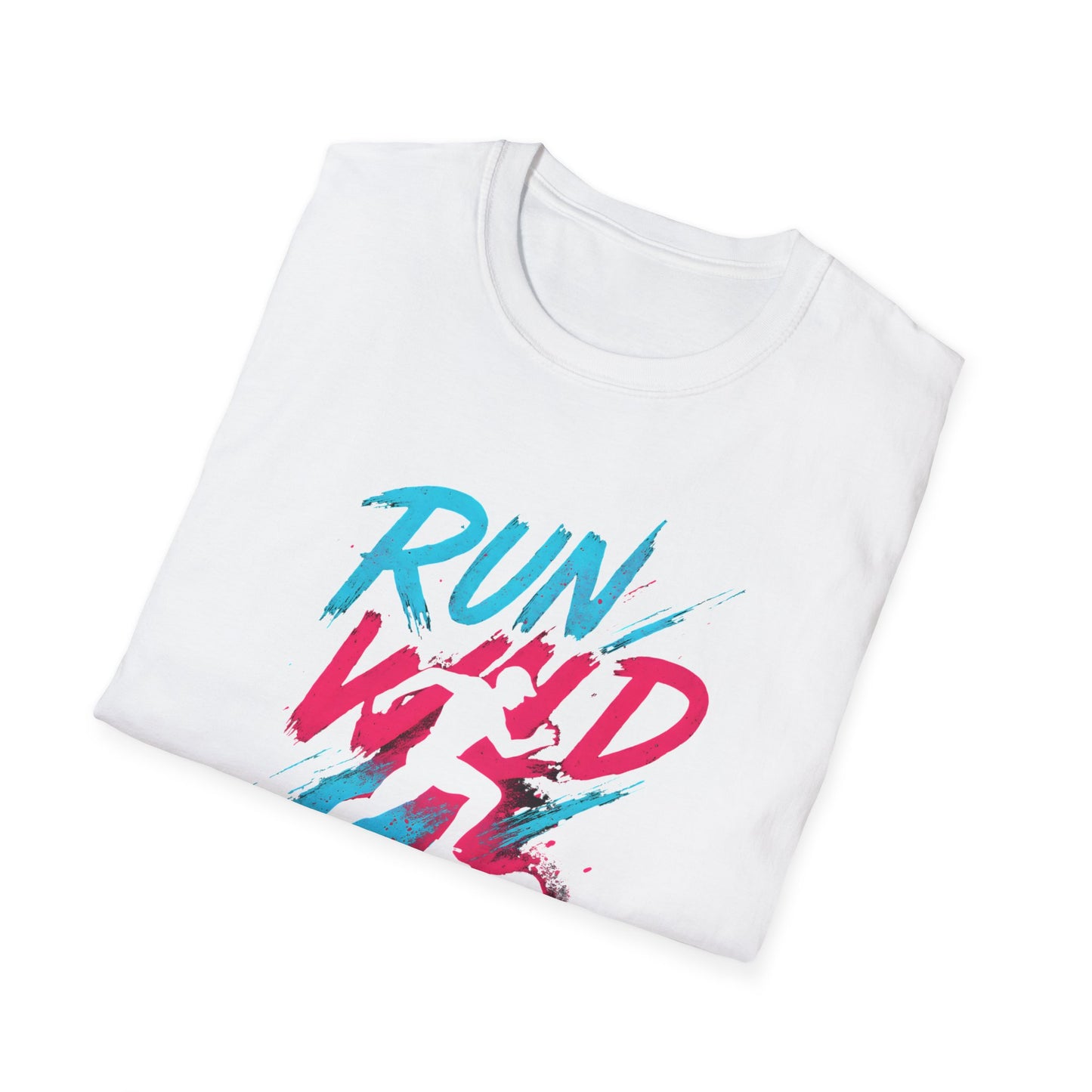 Neon Run Wild Typography T-Shirt