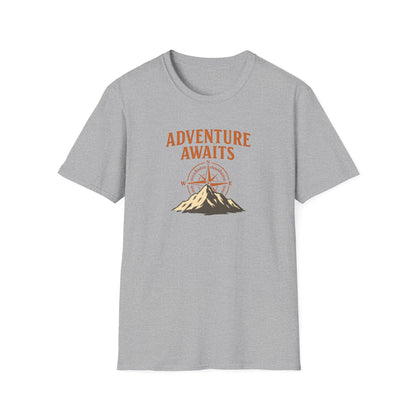 Adventure awaits compass mountain T-Shirt